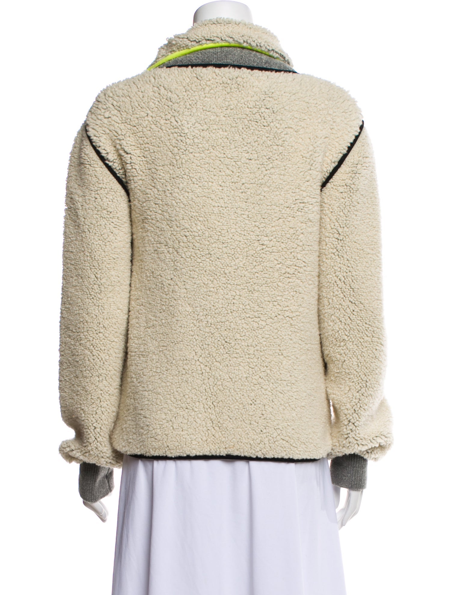 Louis Vuitton 2023 Wool Faux Fur Jacket