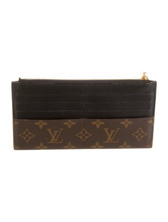 Louis Vuitton LV Monogram Coated Canvas Slim Purse