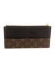 Louis Vuitton LV Monogram Coated Canvas Slim Purse