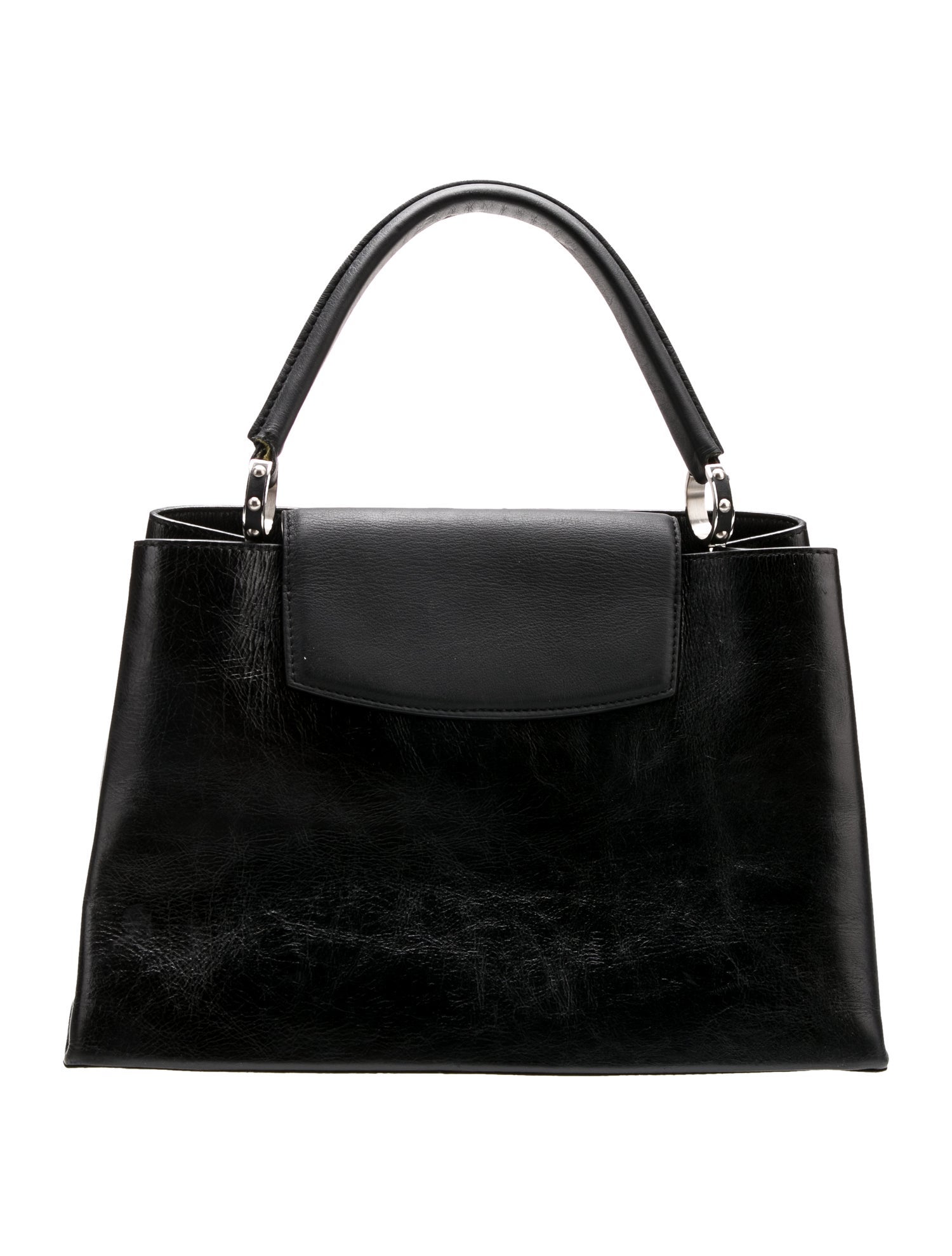 Louis Vuitton Leather Capucines MM