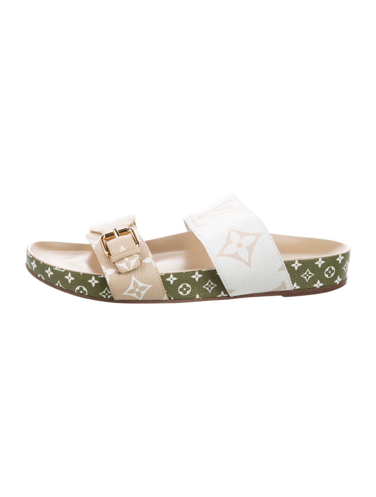 Louis Vuitton LV Monogram Canvas Slides