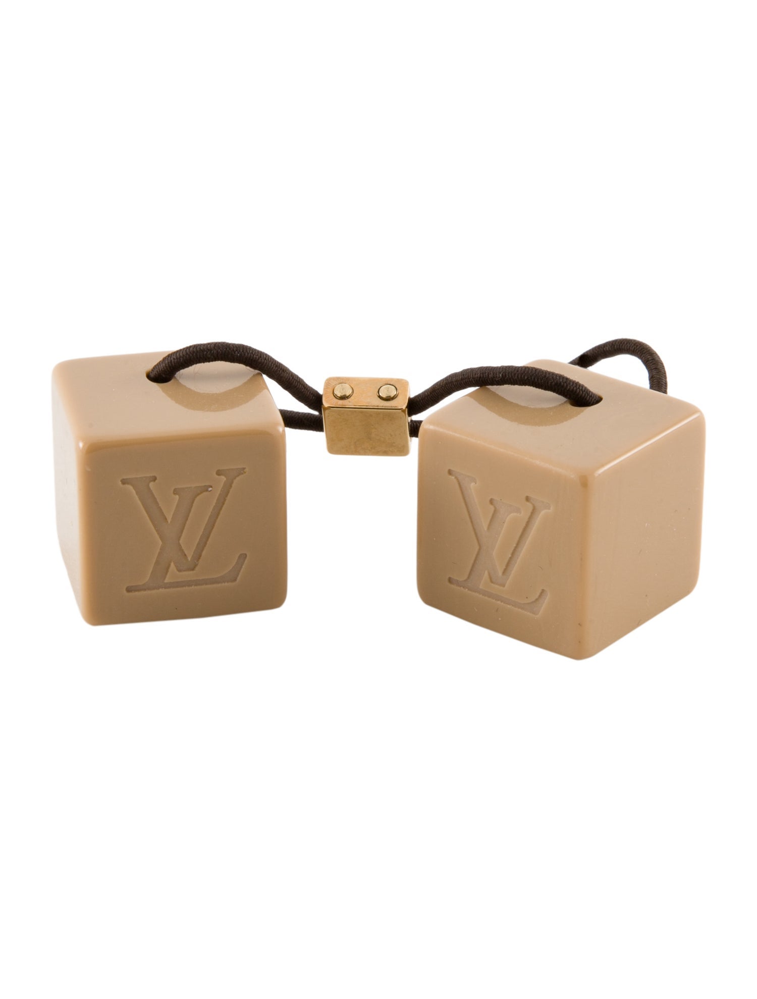 Louis Vuitton LV Monogram Acrylic Hair Cubes