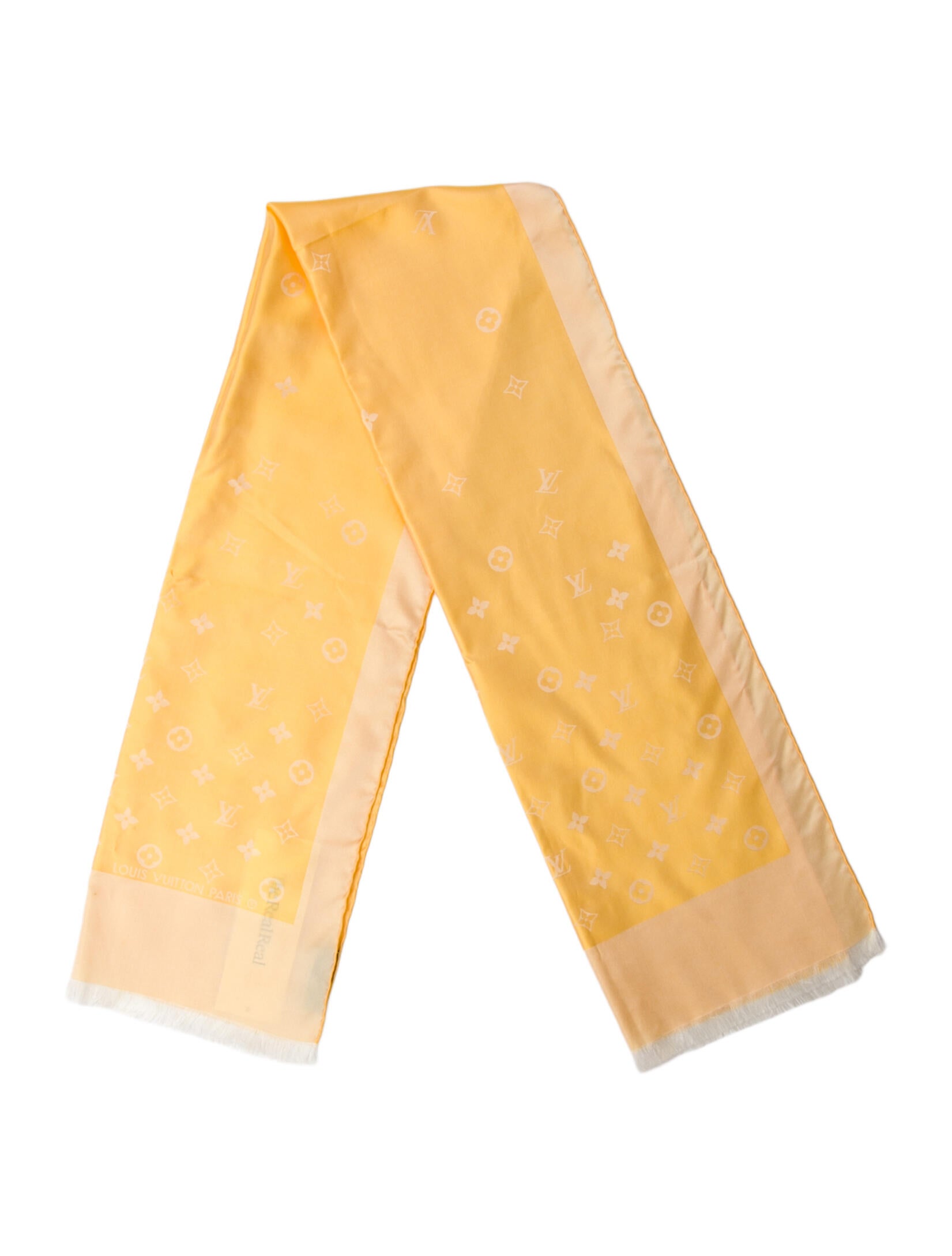 Louis Vuitton Silk LV Monogram Scarf