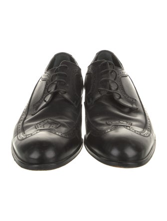 Louis Vuitton Leather Eyelet Trim Brogues