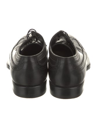 Louis Vuitton Leather Eyelet Trim Brogues