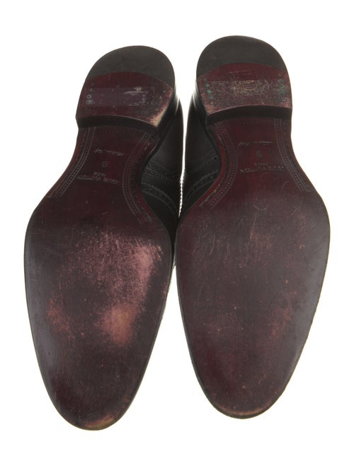 Louis Vuitton Leather Eyelet Trim Brogues