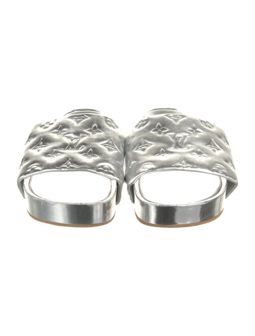 Louis Vuitton LV Monogram Leather Slides