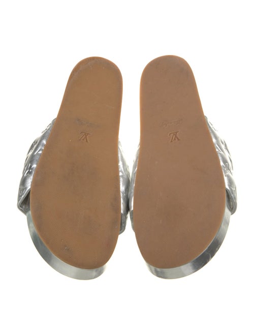 Louis Vuitton LV Monogram Leather Slides