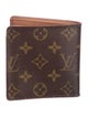 Louis Vuitton Monogram Pattern Coated Canvas Bifold Wallet