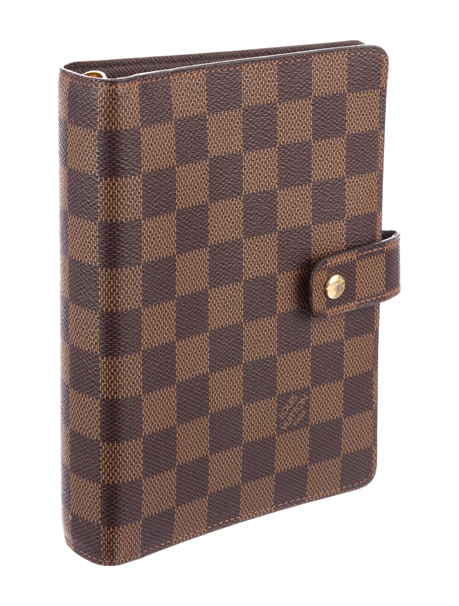Louis Vuitton Damier Ebene Medium Ring Agenda Cover