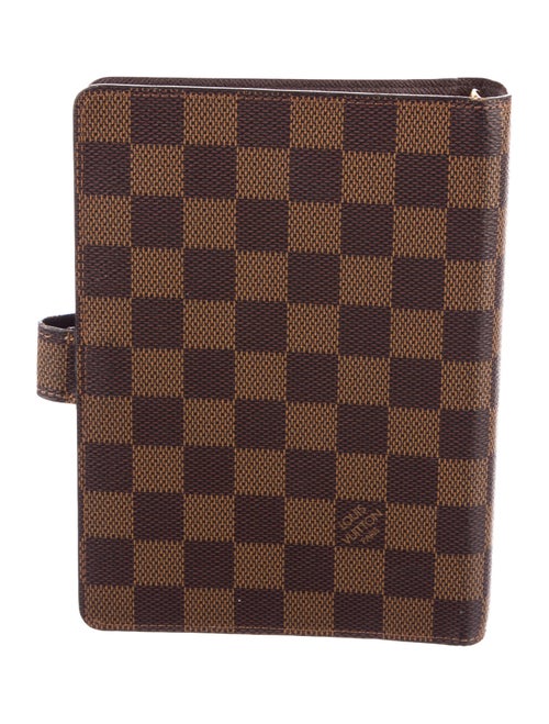 Louis Vuitton Damier Ebene Medium Ring Agenda Cover