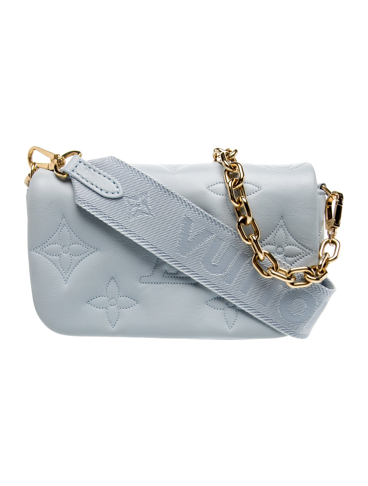 Louis Vuitton LV Monogram Bubblegram Wallet On Strap