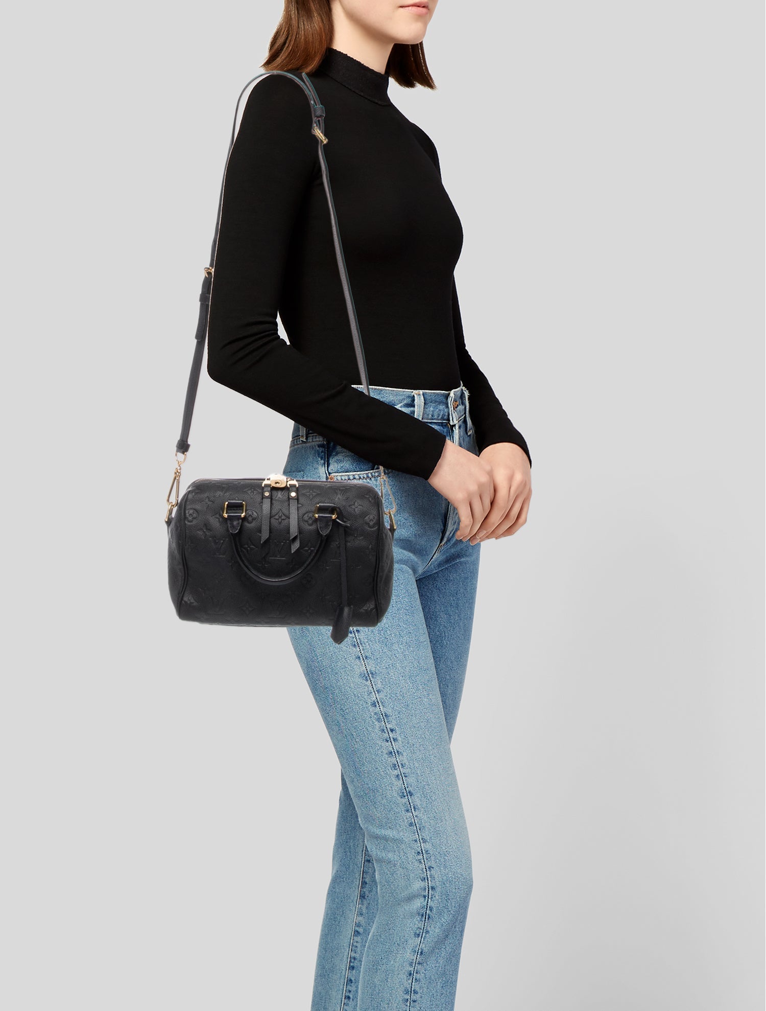 Louis Vuitton LV Monogram Speedy Bandouliere 25