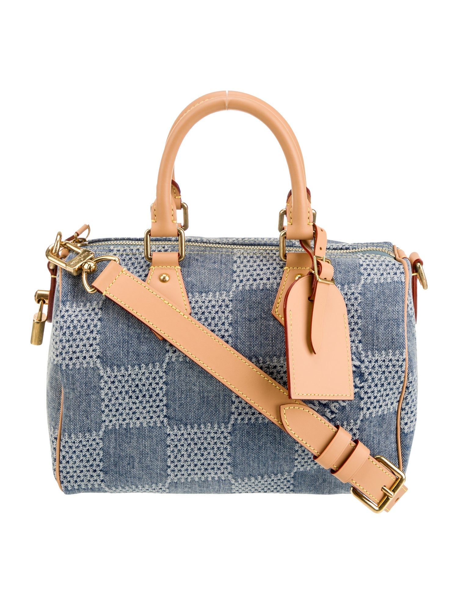 Louis Vuitton Monogram Denim Speedy Bandouliere 25 2024