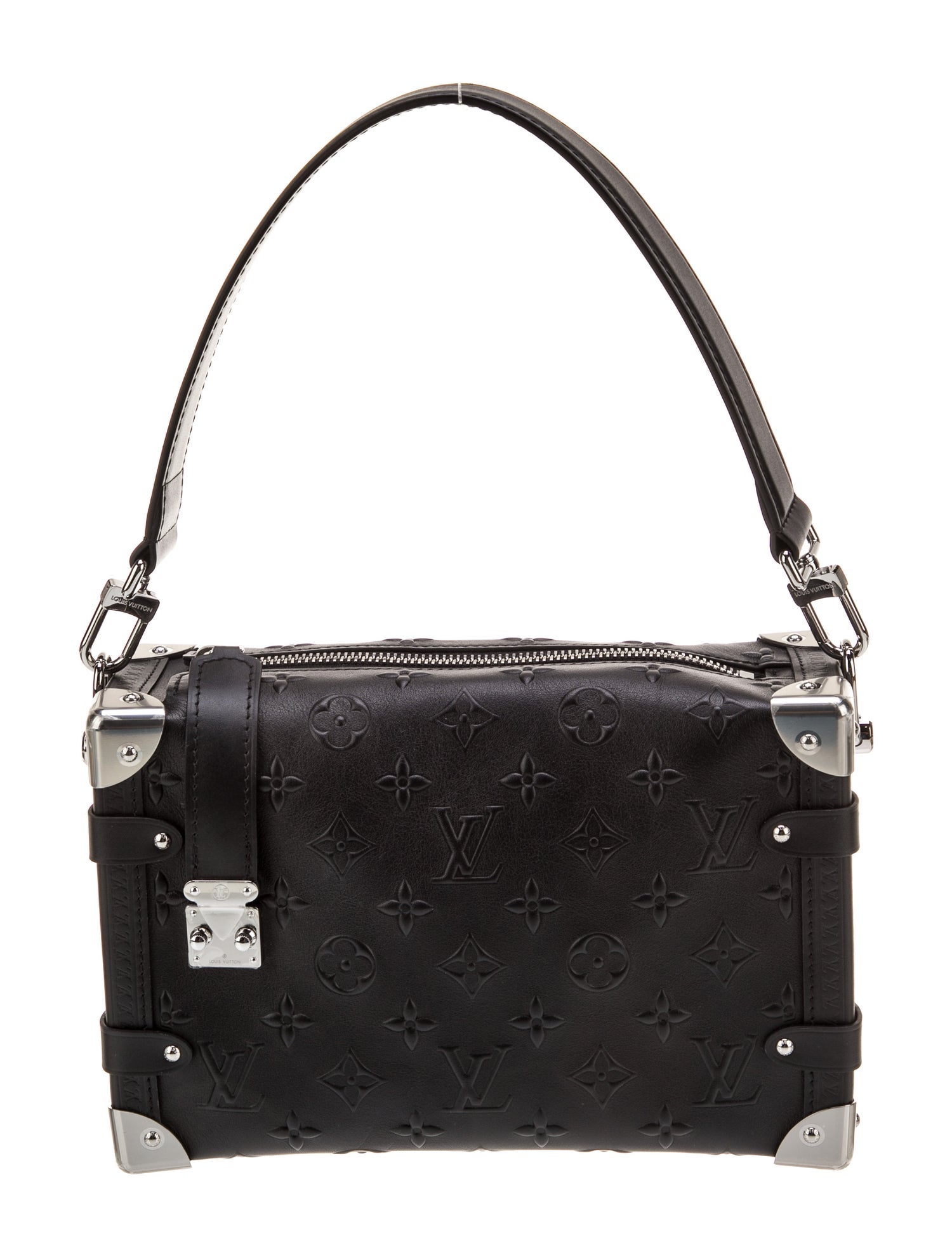 Louis Vuitton LV Monogram Debossed Side Trunk MM