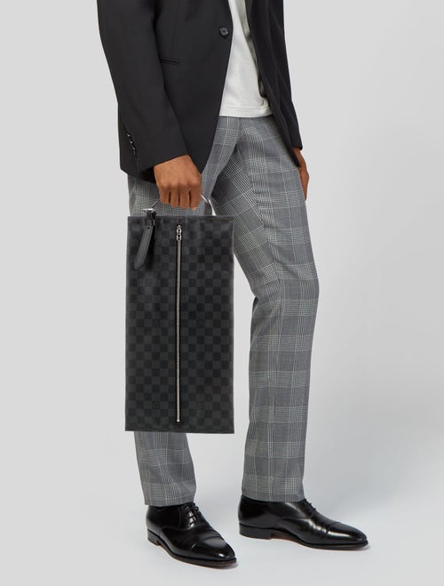 Louis Vuitton 2019 Damier Graphite Shoe Pouch