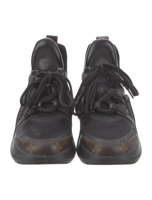 Louis Vuitton LV Monogram Mesh Accents Chunky Sneakers