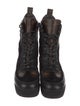 Louis Vuitton LV Monogram Suede Combat Boots