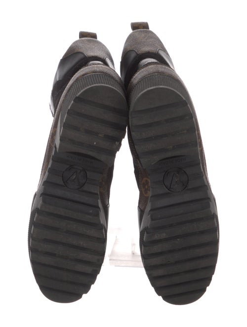 Louis Vuitton LV Monogram Suede Combat Boots