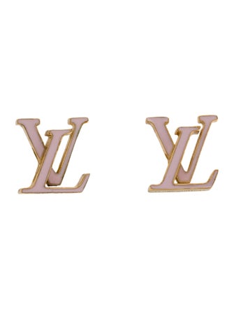 Louis Vuitton LV Iconic Enamel Stud Earrings