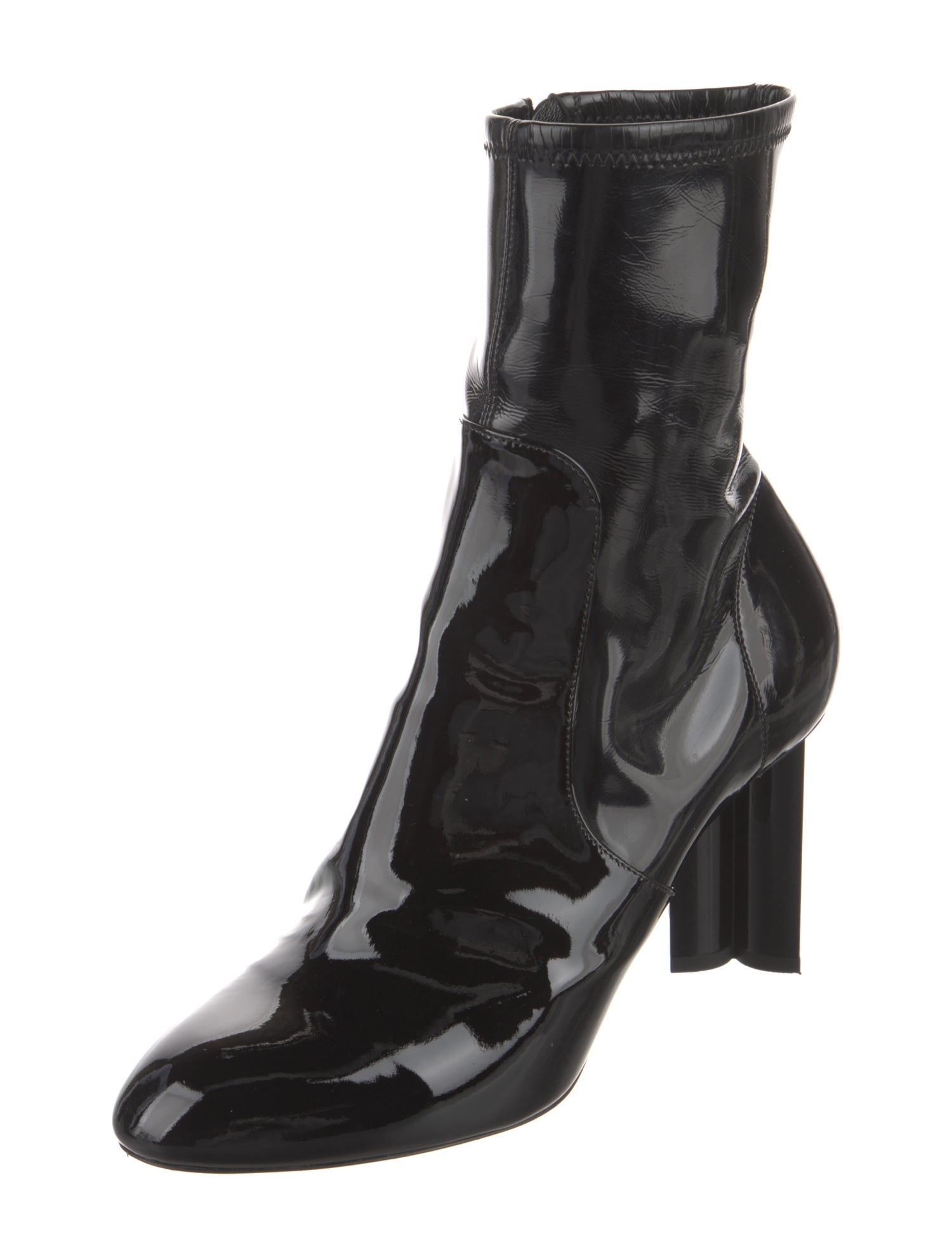 Louis Vuitton Patent Leather Sock Boots