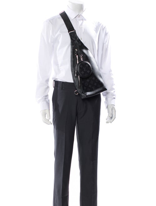 Louis Vuitton Monogram Eclipse Taigarama Duo Slingbag