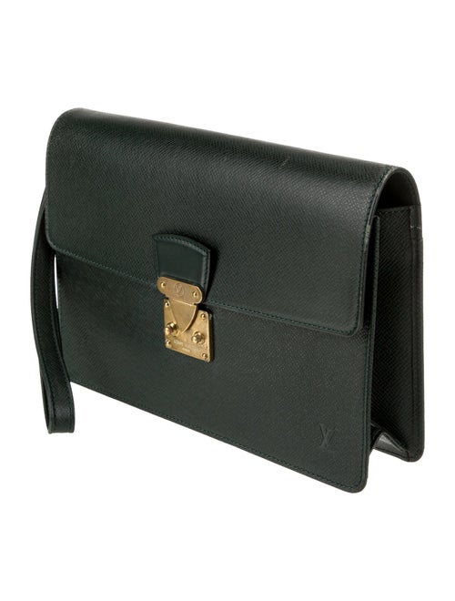 Louis Vuitton Taiga Leather Top Handle Bag