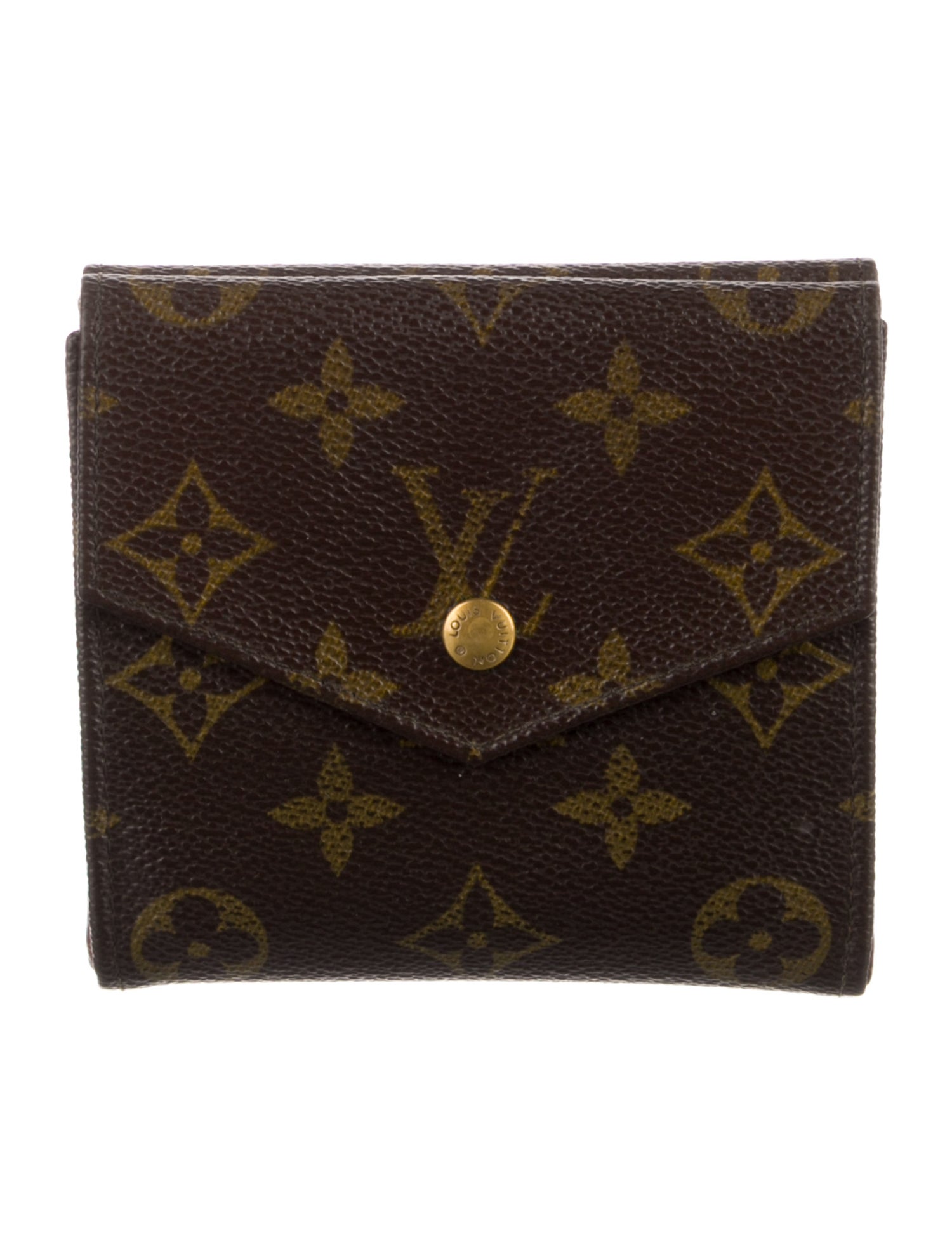 Louis Vuitton Monogram Pattern Coated Canvas Elise Wallet