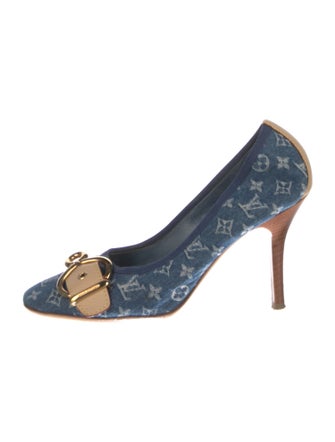 Louis Vuitton LV Monogram Denim Pumps