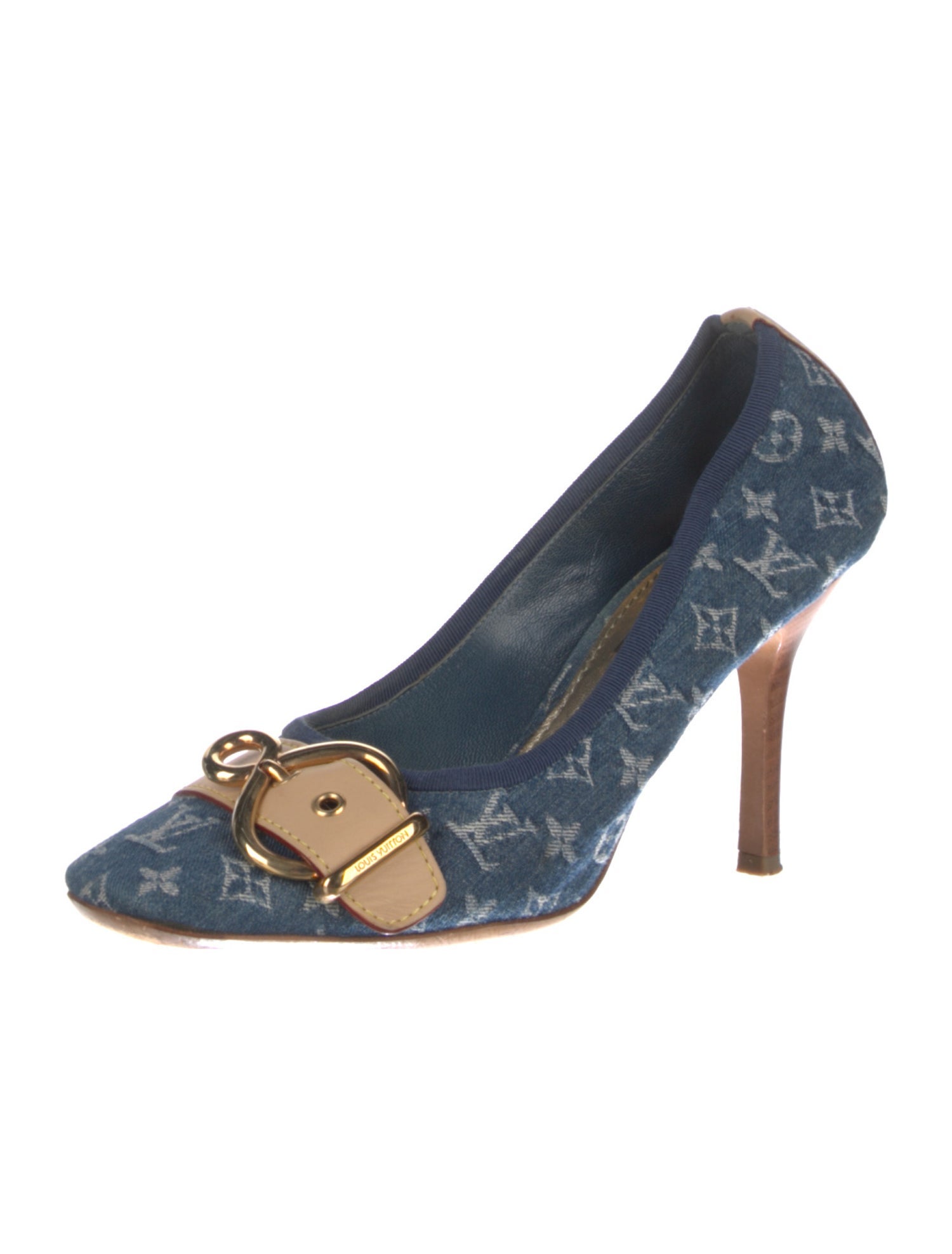 Louis Vuitton LV Monogram Denim Pumps