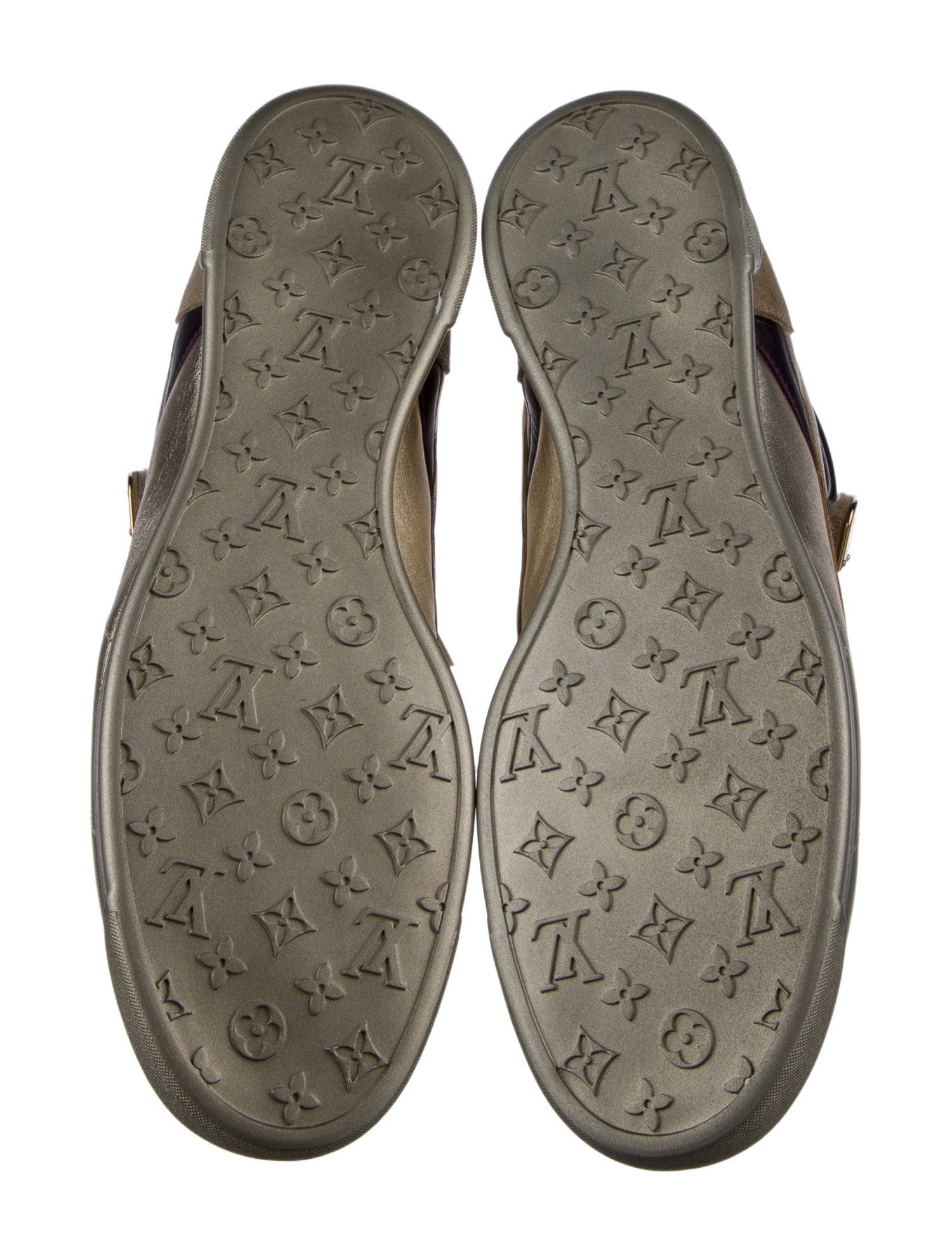 Louis Vuitton Leather Wedge Sneakers