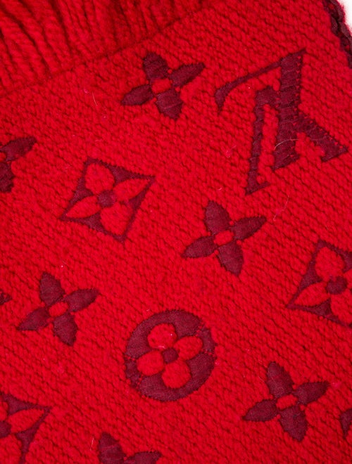 Louis Vuitton Wool LV Monogram Scarf