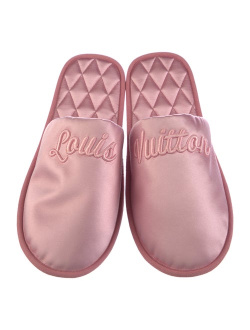 Louis Vuitton Suite Flat Satin Mules