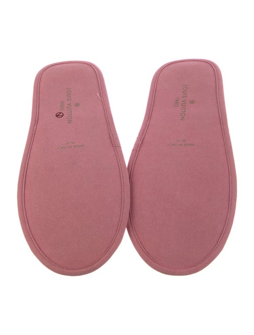 Louis Vuitton Suite Flat Satin Mules