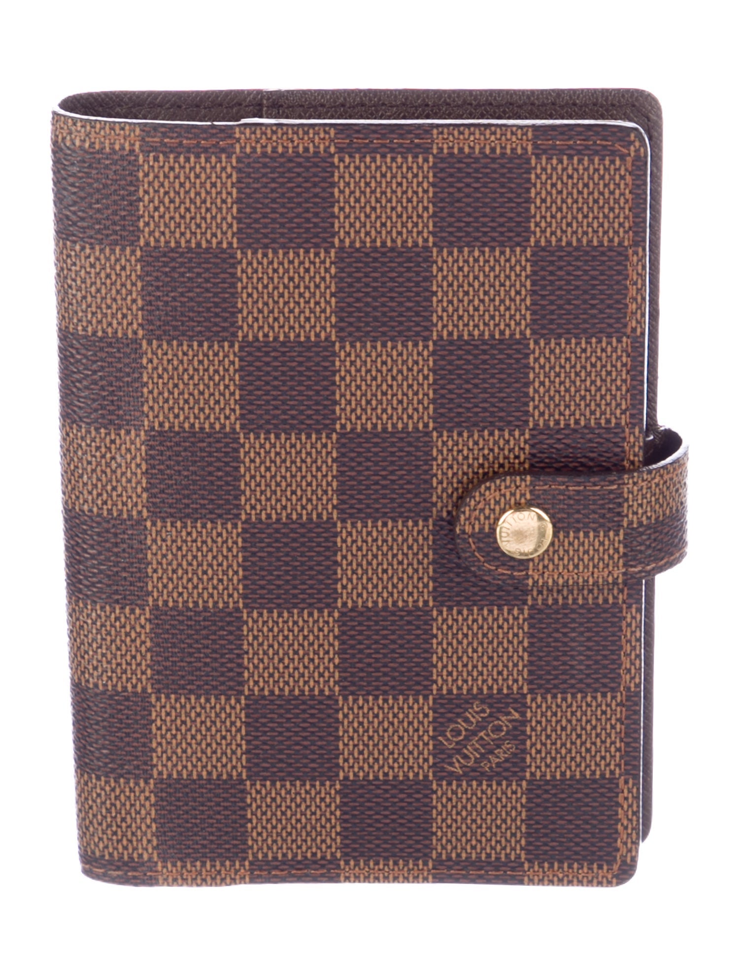 Louis Vuitton Damier Ebene Small Ring Agenda Cover
