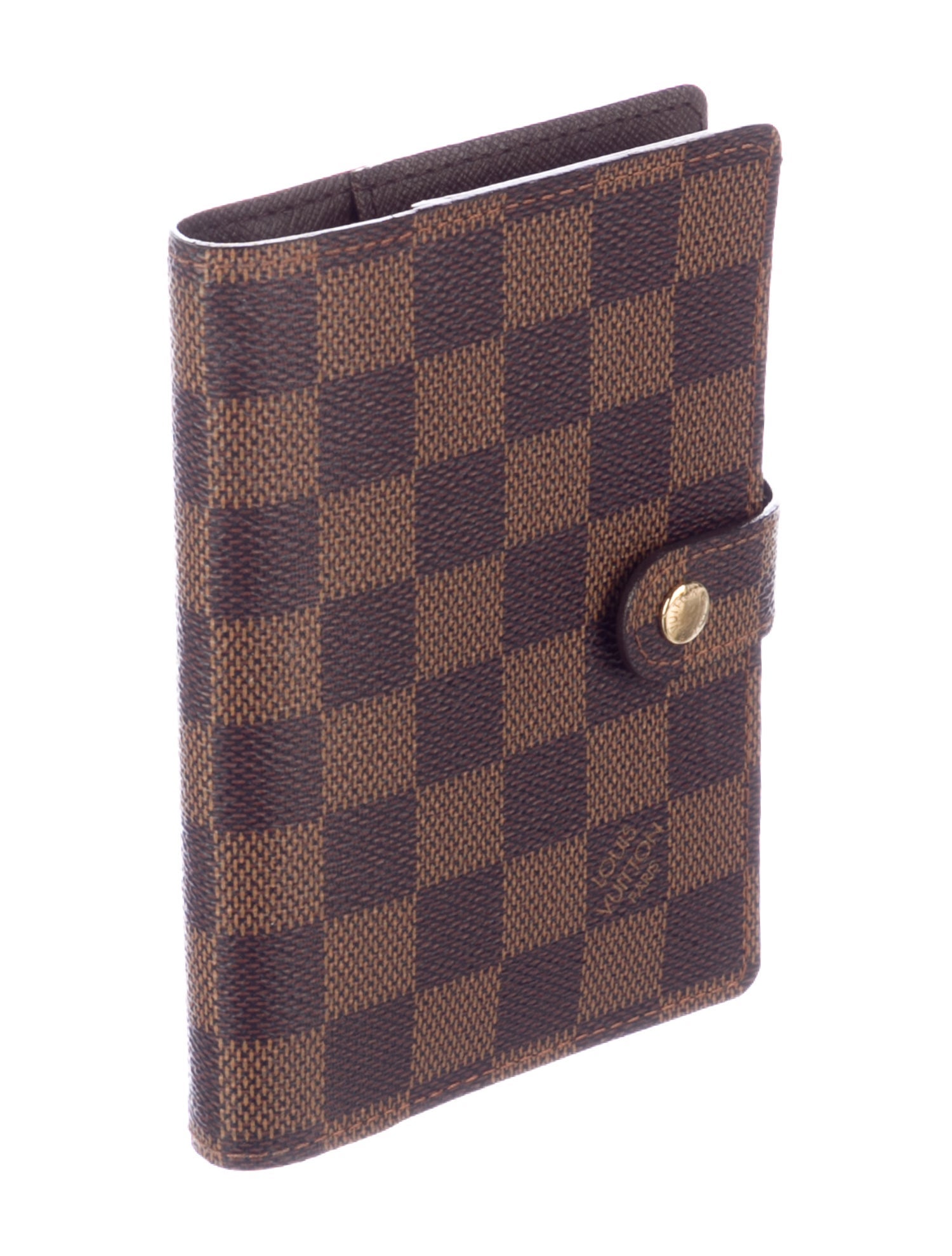 Louis Vuitton Damier Ebene Small Ring Agenda Cover