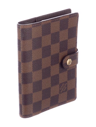 Louis Vuitton Damier Ebene Small Ring Agenda Cover