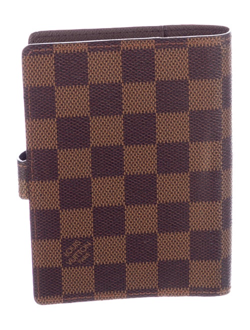 Louis Vuitton Damier Ebene Small Ring Agenda Cover