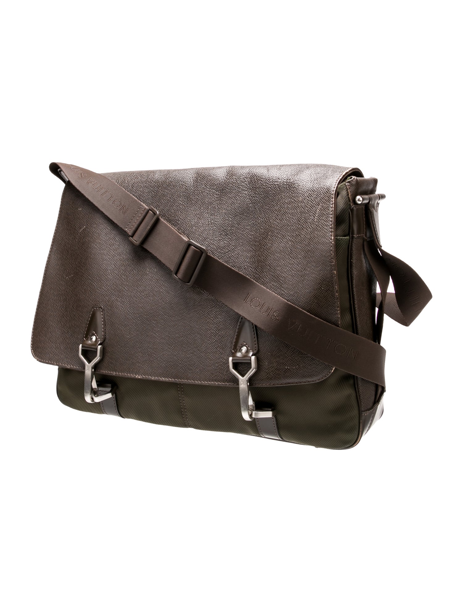 Louis Vuitton Taiga Leather Messenger Bag
