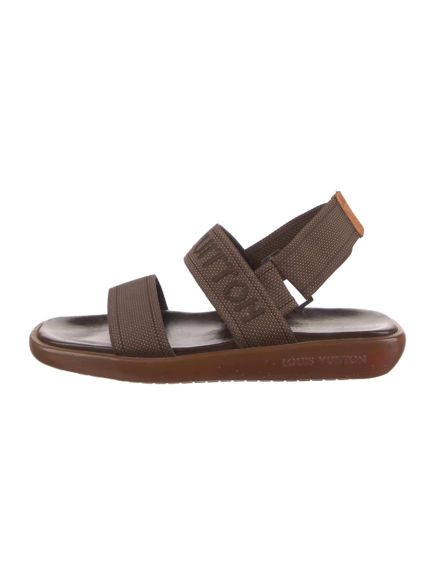 Louis Vuitton Embroidered Accent Sandals