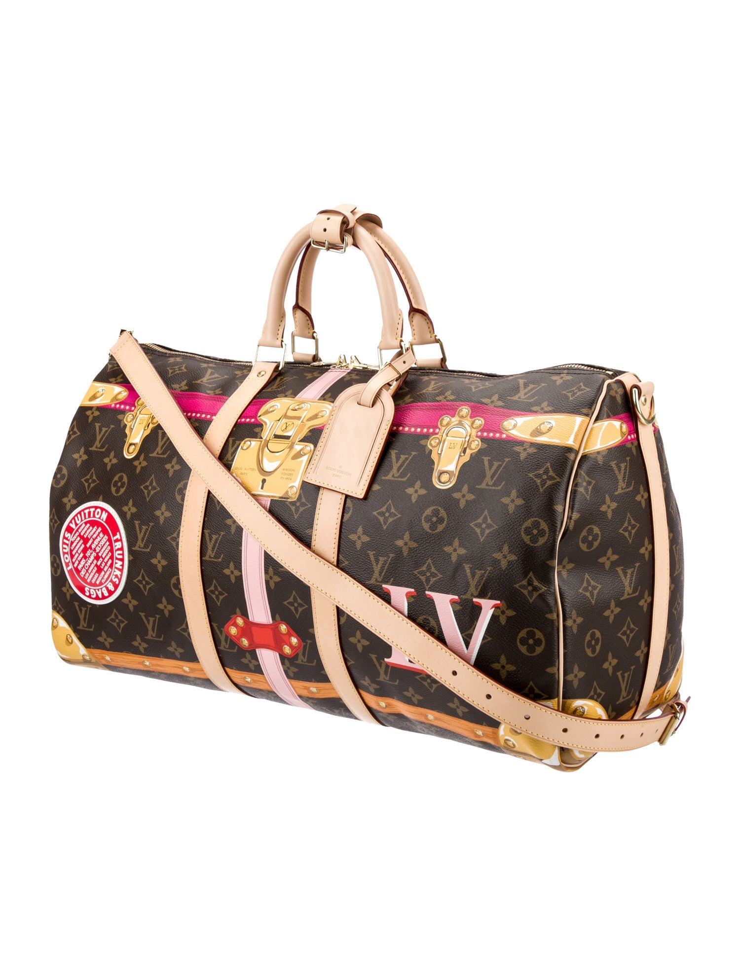 Louis Vuitton LV Monogram Keepall Bandouliere 50