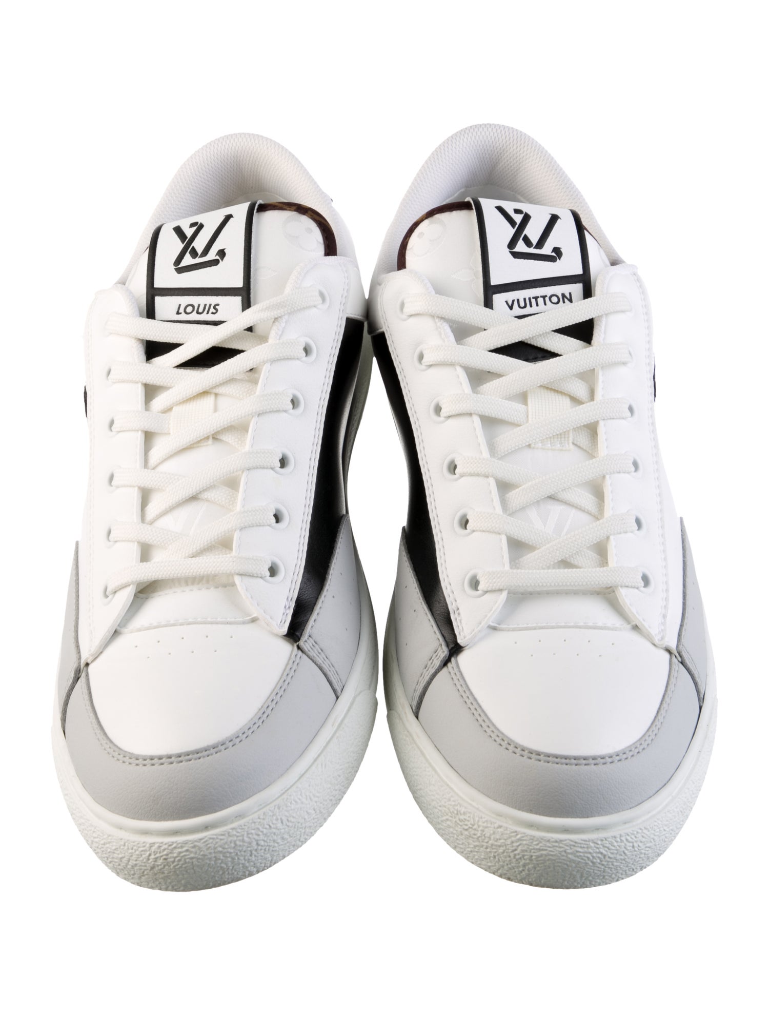 Louis Vuitton Monogram Pattern Leather Sneakers