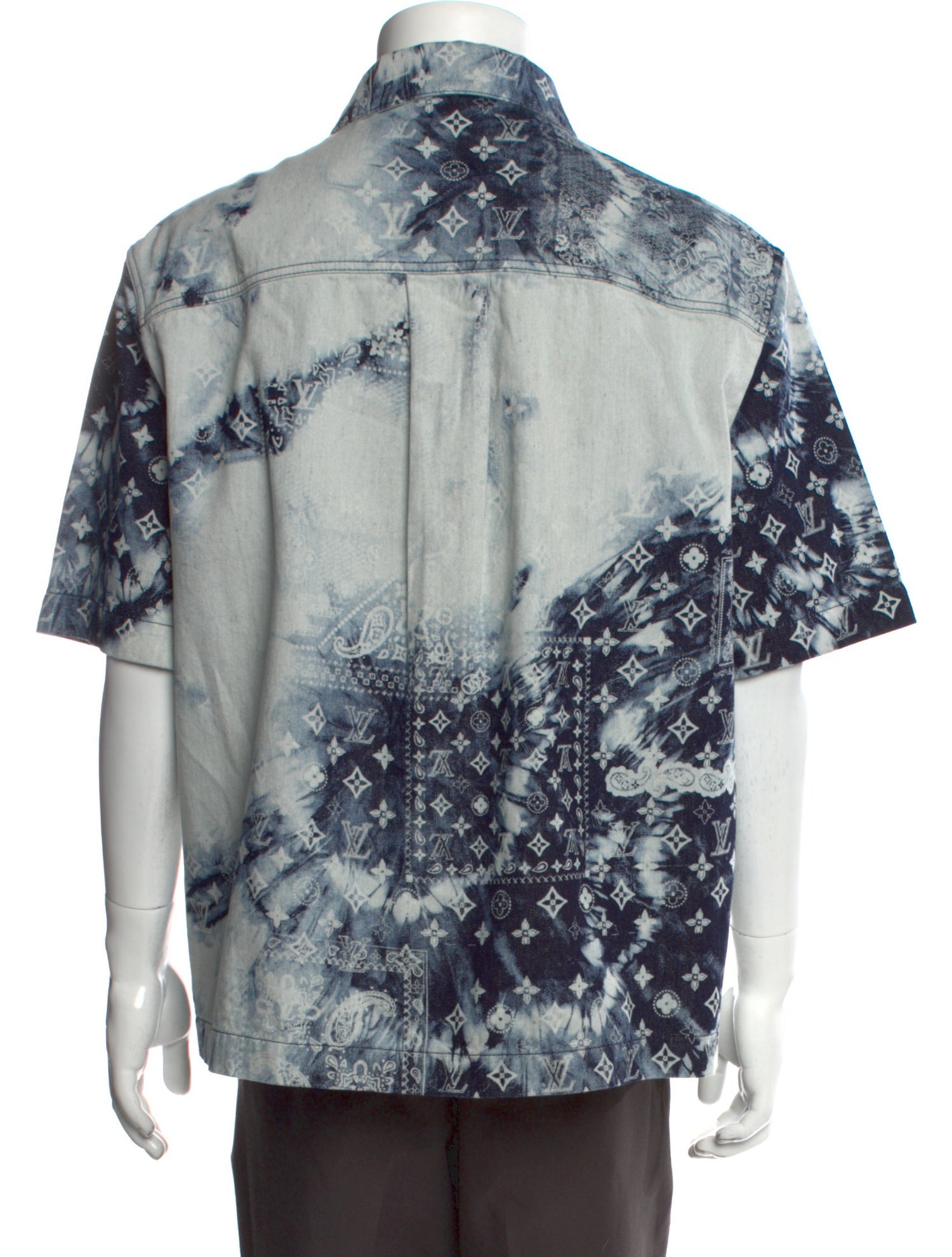 Louis Vuitton 2022 LV Monogram Denim Shirt