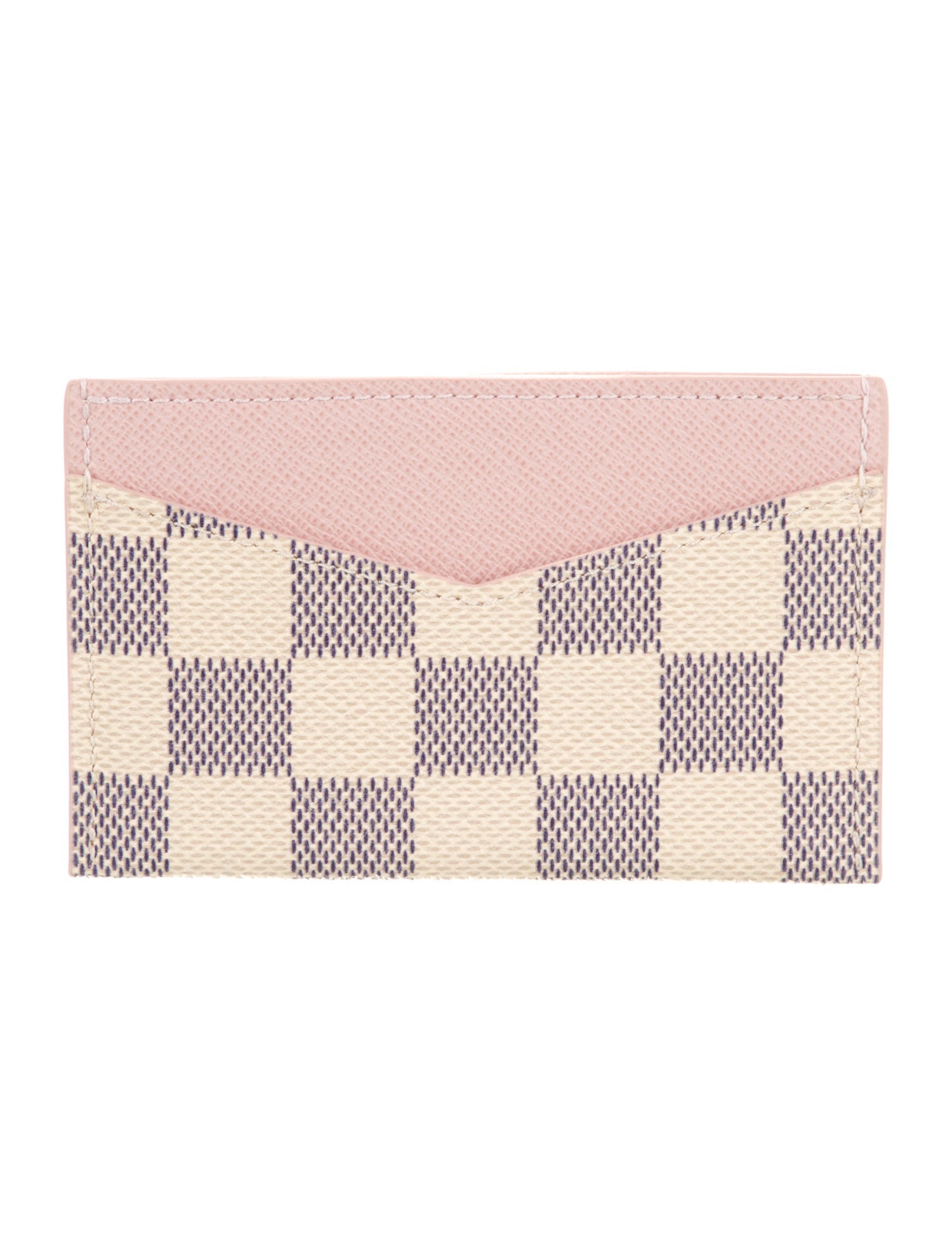 Louis Vuitton Damier Azur Pattern Coated Canvas Card Case