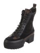 Louis Vuitton LV Monogram Suede Combat Boots