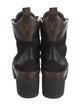 Louis Vuitton LV Monogram Suede Combat Boots