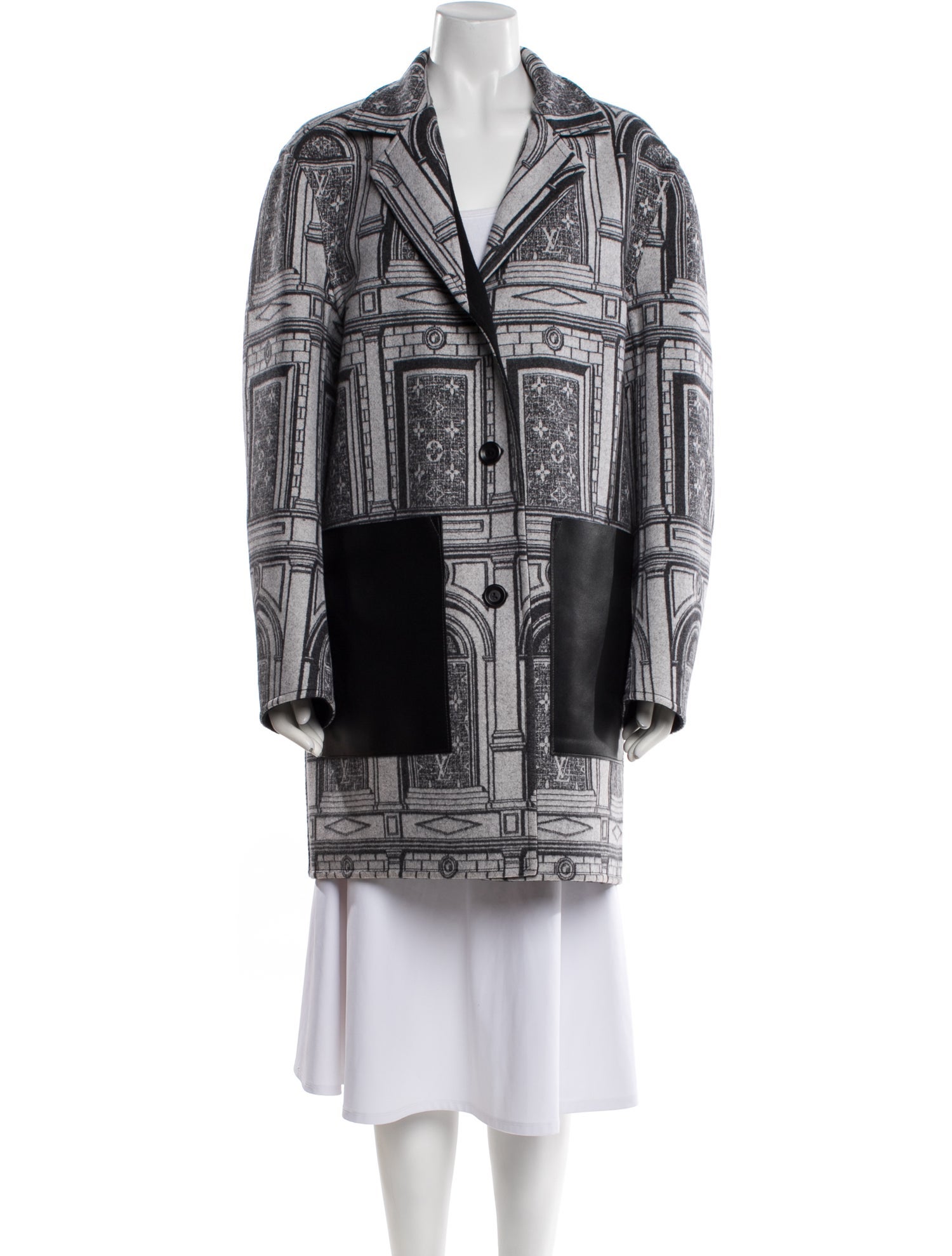 Louis Vuitton x FORNASETTI 2021 Architecture Coat