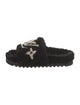 Louis Vuitton Shearling Printed Slides