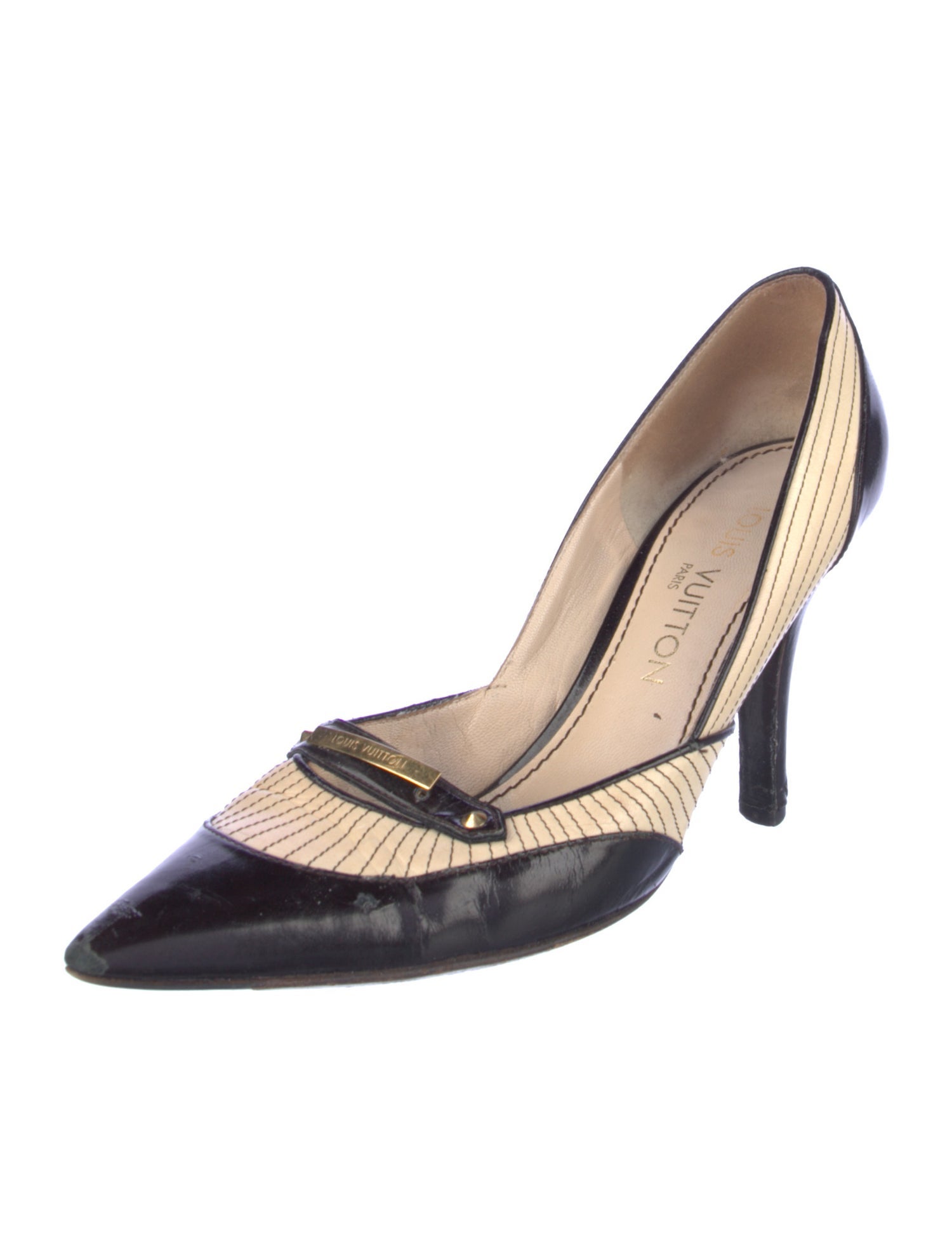 Louis Vuitton Vintage 2005 D'Orsay Pumps