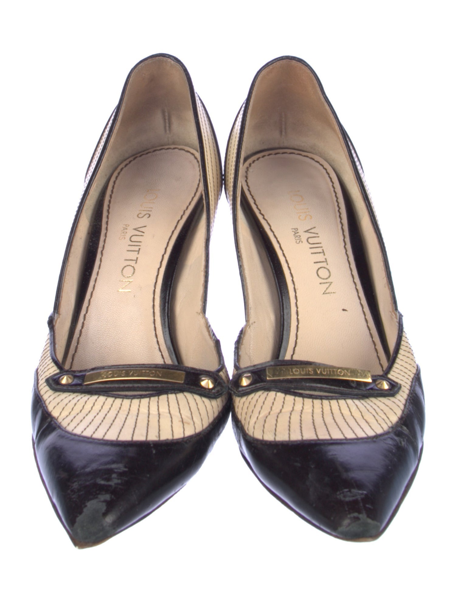Louis Vuitton Vintage 2005 D'Orsay Pumps